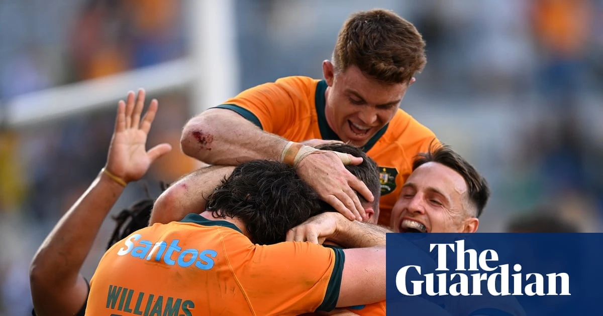 Angus Bell’s last-gasp try gives Wallabies dramatic Rugby Championship win over Argentina