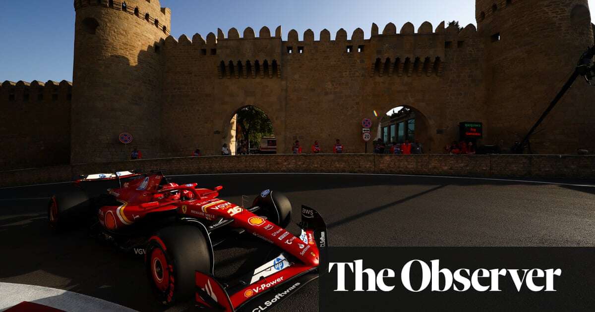 Charles Leclerc on pole for Azerbaijan F1 GP as Lando Norris struggles to 17th