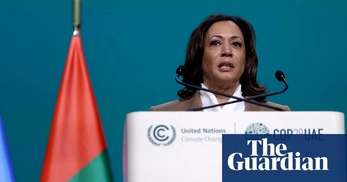 Kamala Harris could set ‘new high bar for climate ambition’, advocates say