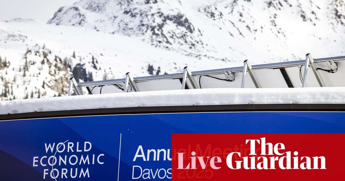 Davos day two: Rachel Reeves to outline the year ahead for the UK – live updates