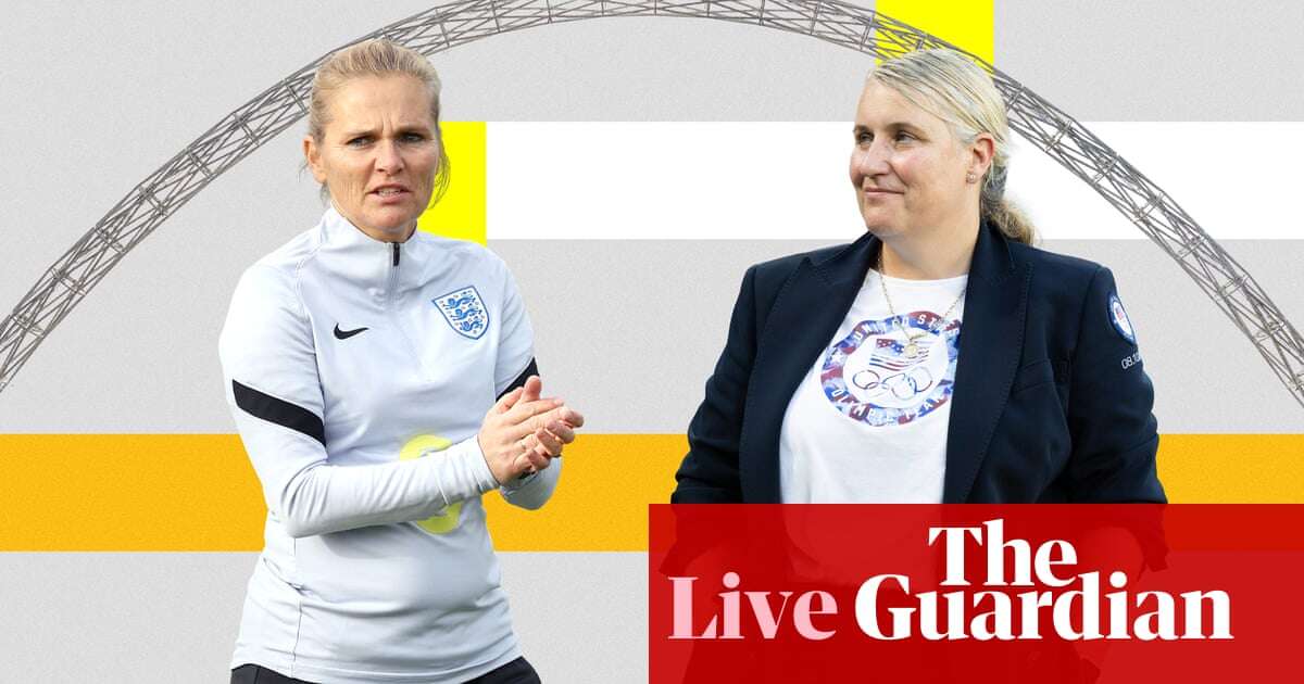 England v United States: international football friendly – live