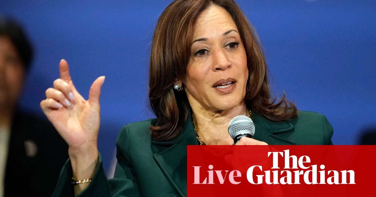 Kamala Harris to hold town hall with undecided voters after Donald Trump rejects second debate offer – US politics live