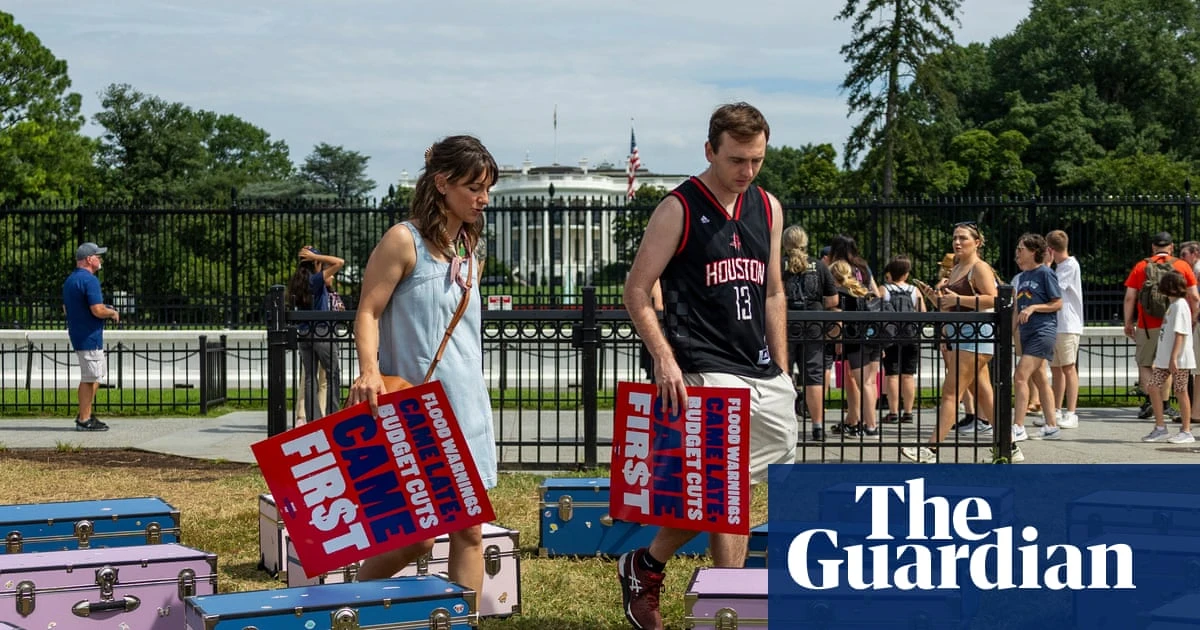 Texas flood protest goes to Washington: ‘No more kids lost to climate disasters’