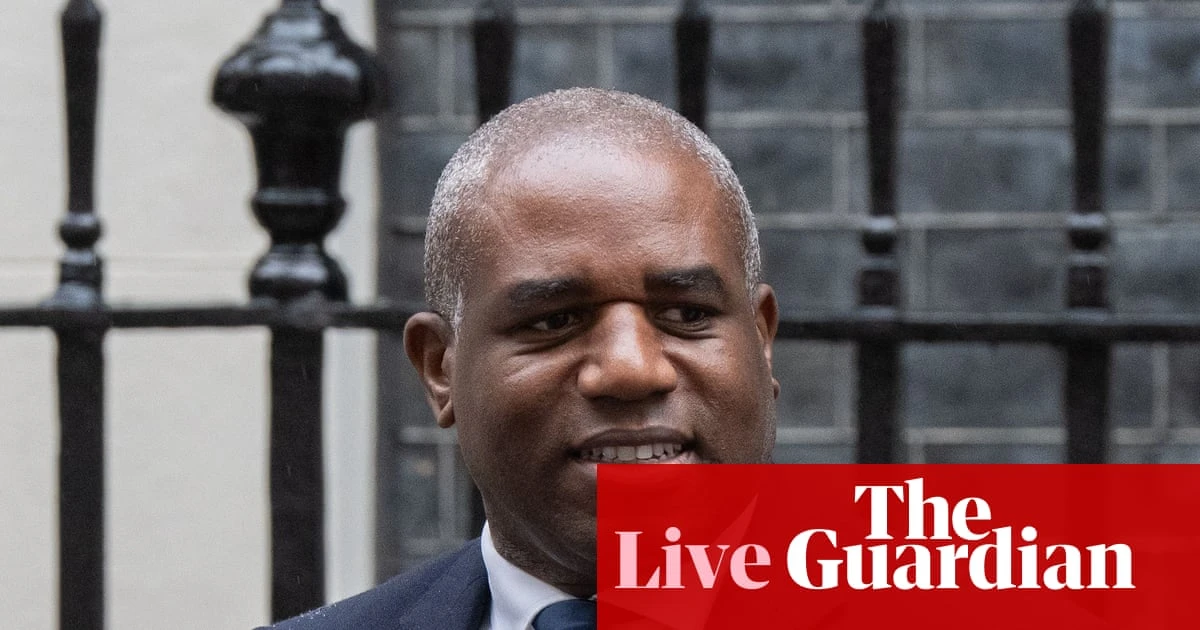 David Lammy to take PMQs after Reeves refuses to rule out tax rises in budget – UK politics live