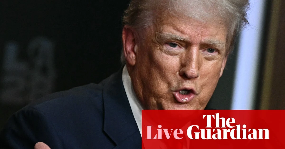 Trump threatens to take ‘federal control’ of DC after Doge staffer attack – US politics live updates