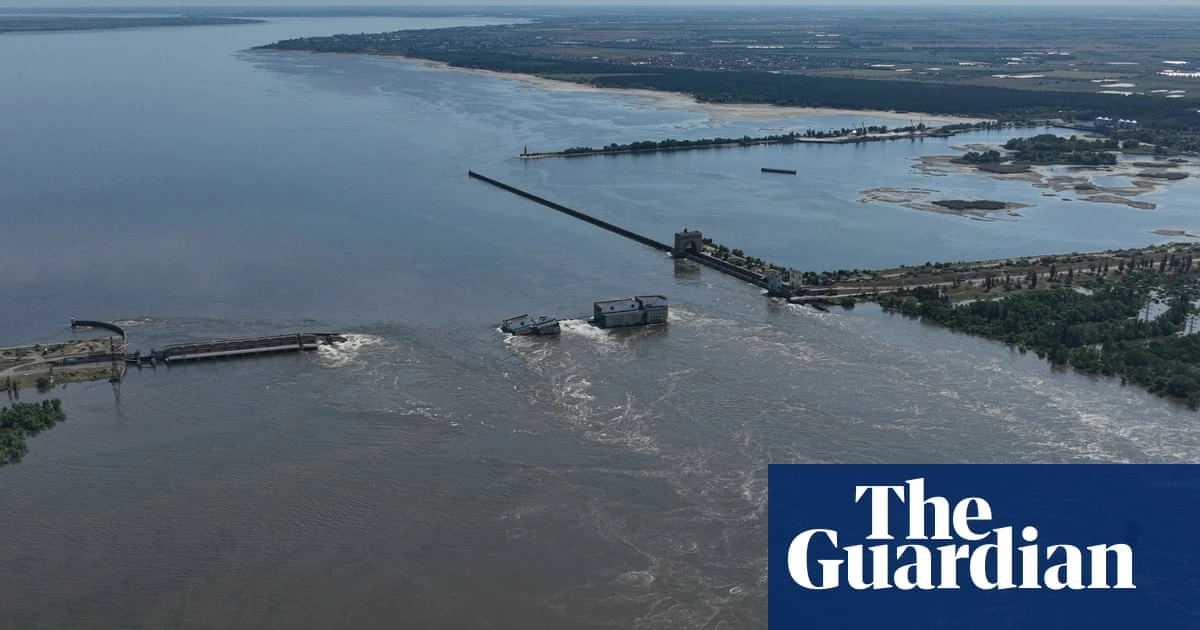 Destruction of Ukraine dam caused ‘toxic timebomb’ of heavy metals, study finds