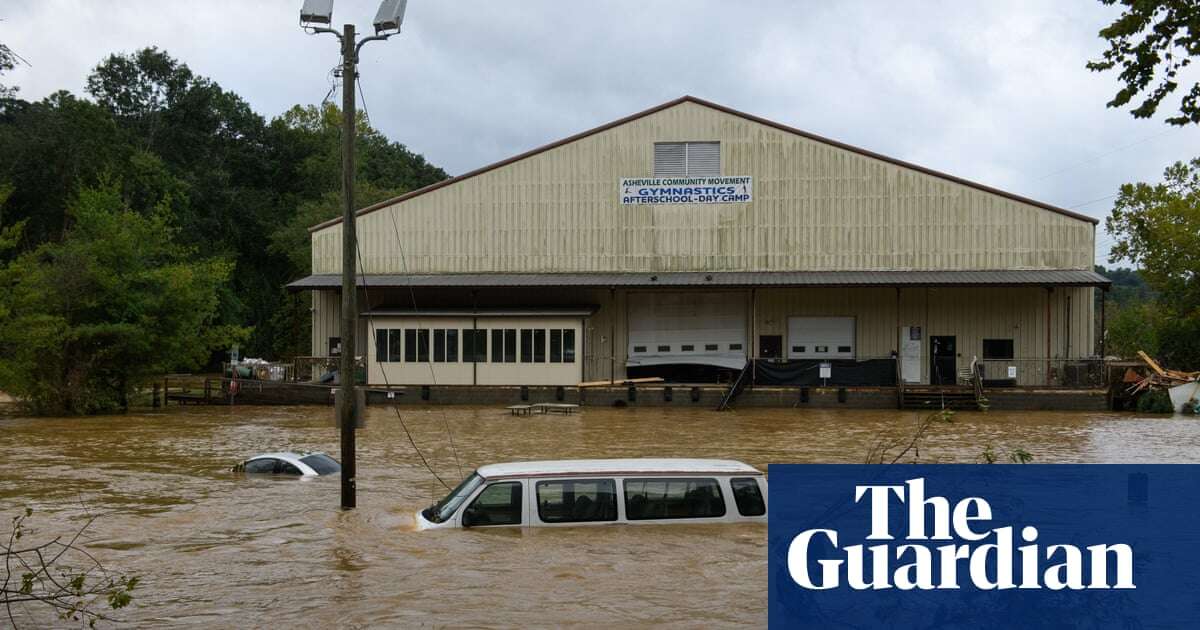 ‘Nowhere is safe’: shattered Asheville shows stunning reach of climate crisis