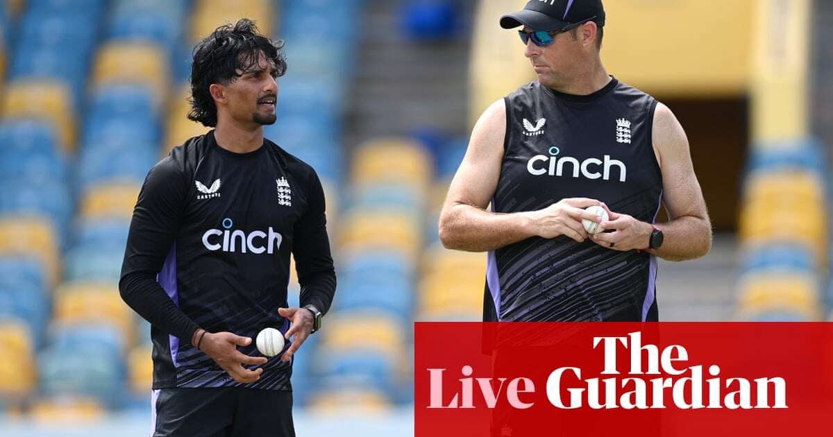 West Indies v England: third men’s one-day cricket international – live