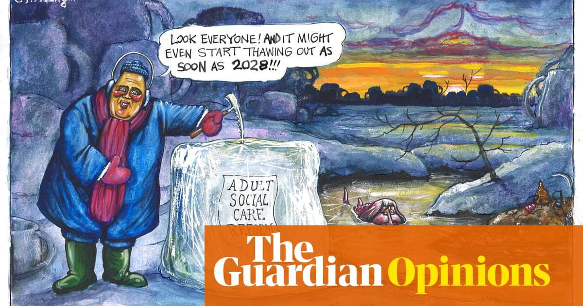 Martin Rowson on Wes Streeting’s plans for adult social care reform – cartoon