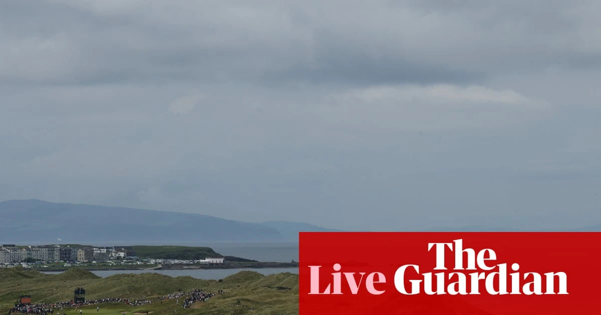 The Open 2025: third round updates on Moving Day at Portrush – live