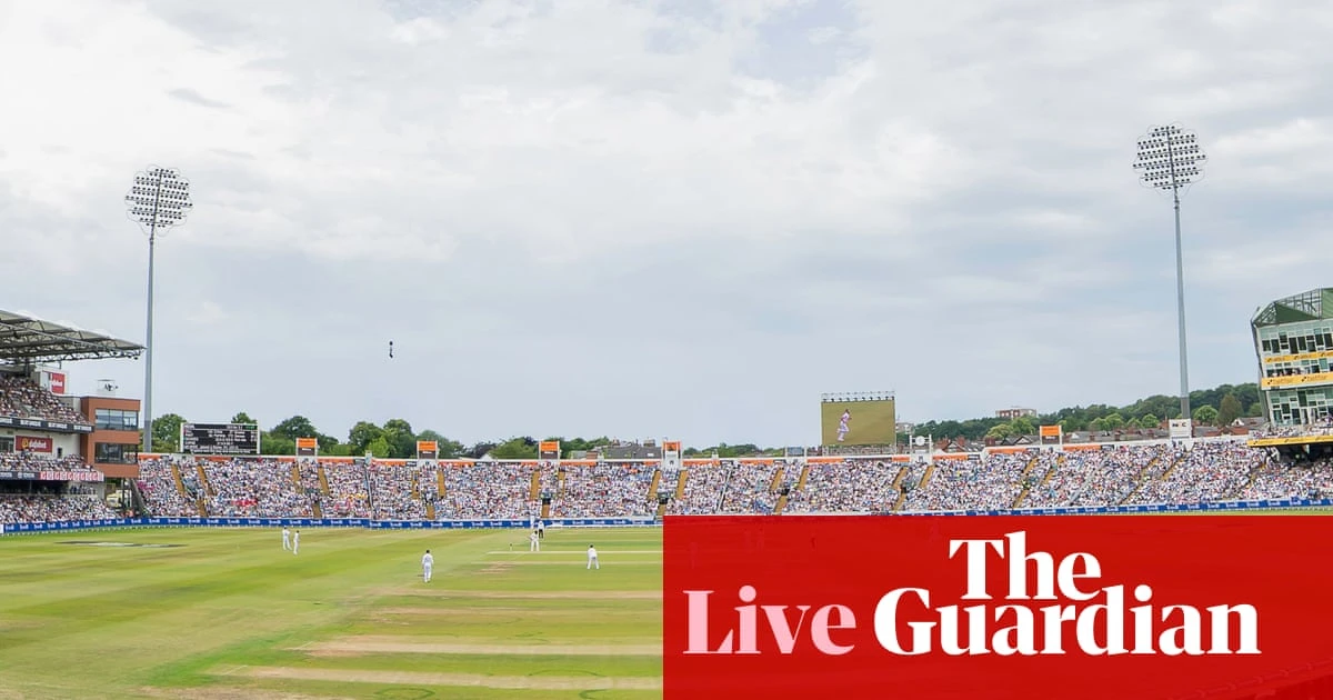 England v India: first men’s cricket Test, day four – live