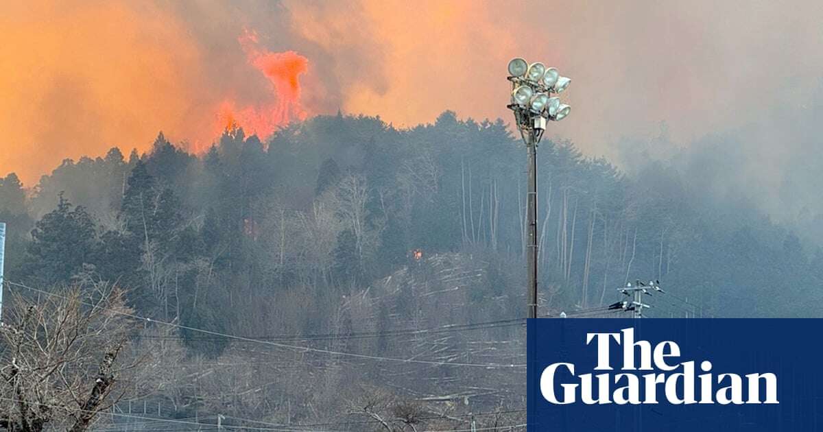 Japan battles largest wildfire in decades