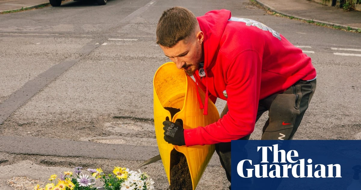 ‘One day I thought, that’s enough’: the people fighting back against pothole-riddled roads