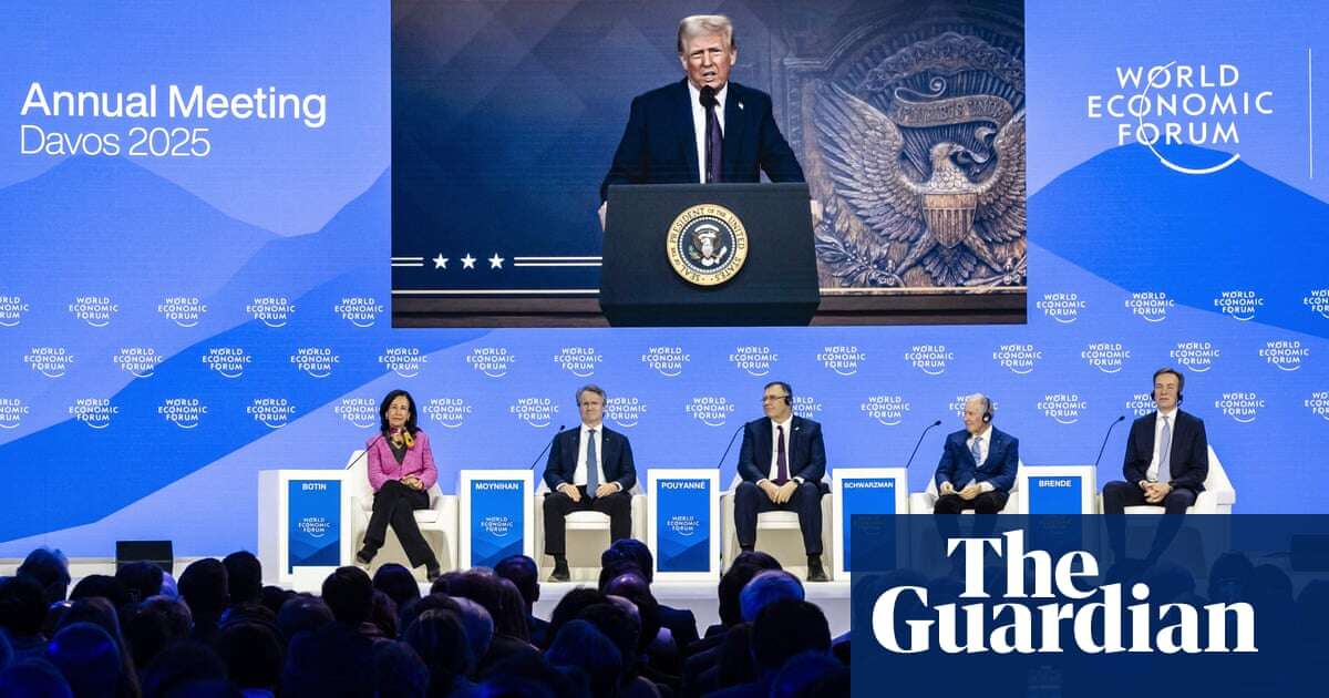 ‘They need a reset’: gloom in Davos as Trump boom leaves Europe behind