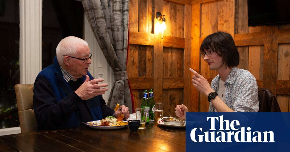 Dining across the divide: ‘He’s keen on punishing people for their crimes. It’s not something I believe in’