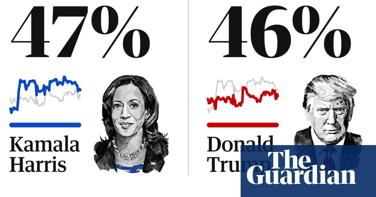 2024 US presidential polls tracker: Trump v Harris latest national averages