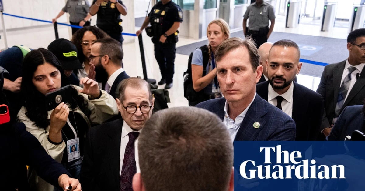 Democrats say Trump is illegally blocking them from visiting Ice detention: ‘The goal is to bully us’
