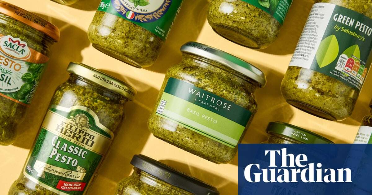 ‘Smells a bit honky’: Rachel Roddy tests the best (and worst) supermarket pesto