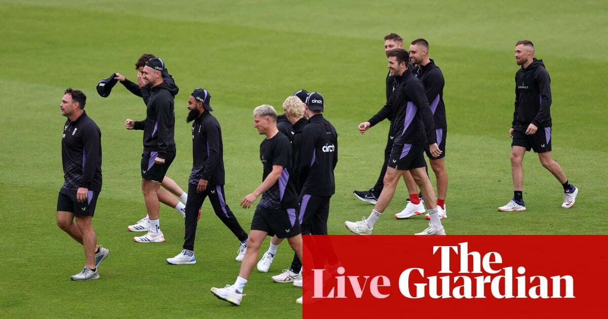 England v Australia: first men’s T20 cricket international – live