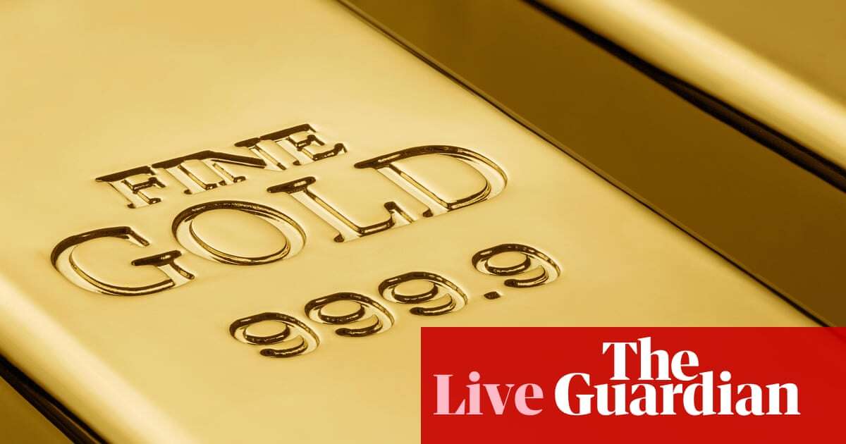 Gold hits record high over $3,000 amid rising geopolitical tensions and weakening US dollar – business live