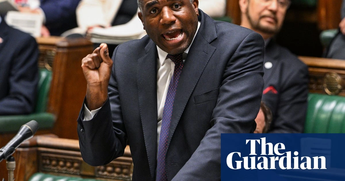 Lammy’s rebuke of Israel marks turning point after weeks of growing frustration
