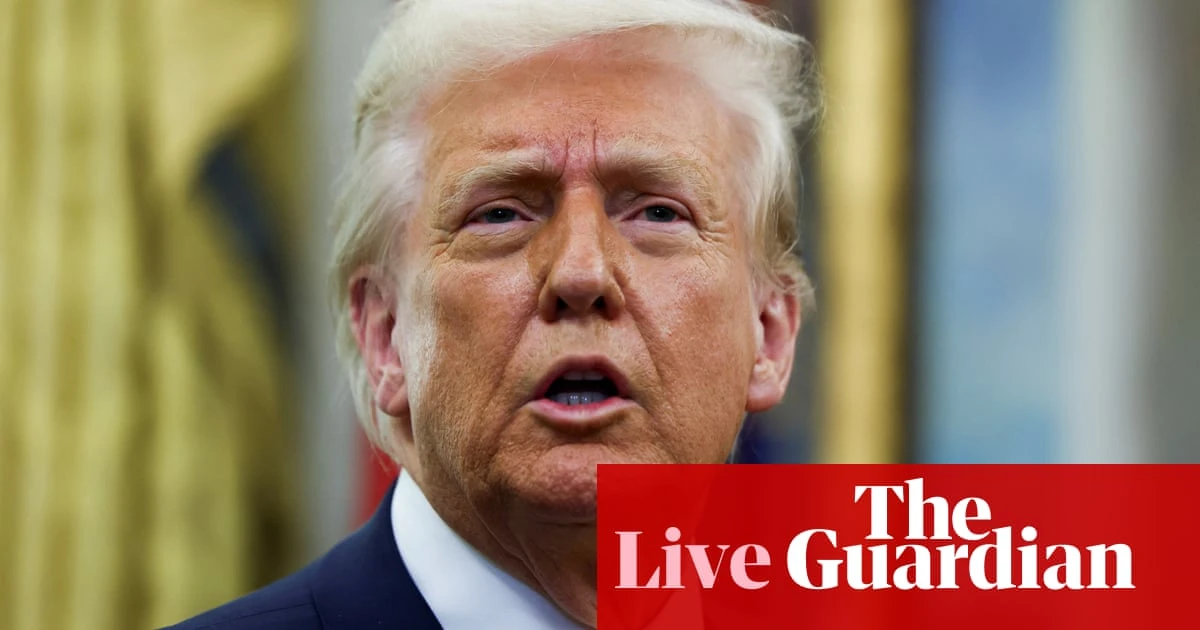 Trump to sign order barring student loan forgiveness for public servants engaged in ‘improper activities’ – live