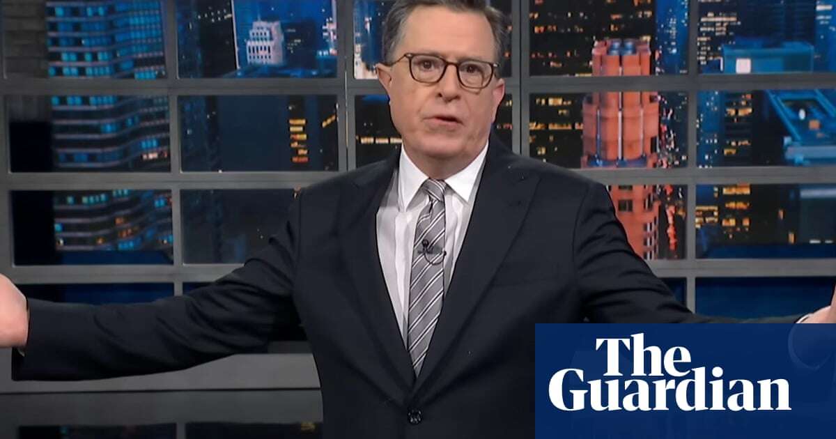 Stephen Colbert on Trump’s second term: ‘The last five weeks have been shock and awful’