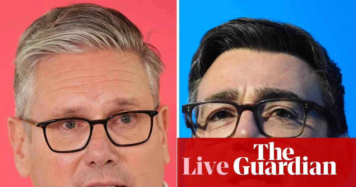 No 10 says Starmer ‘will not walk away’ if Burnham officially enters Labour leadership contest - UK politics live