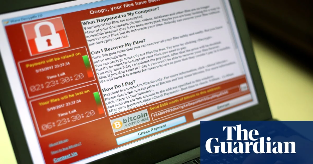 UK at high risk of ‘catastrophic ransomware attack’, report says