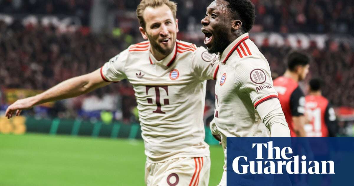 Kane and Davies complete emphatic Bayern Munich win over Leverkusen