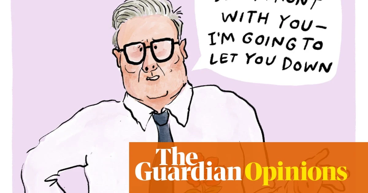 Becky Barnicoat on Keir Starmer as a Hinge date – cartoon