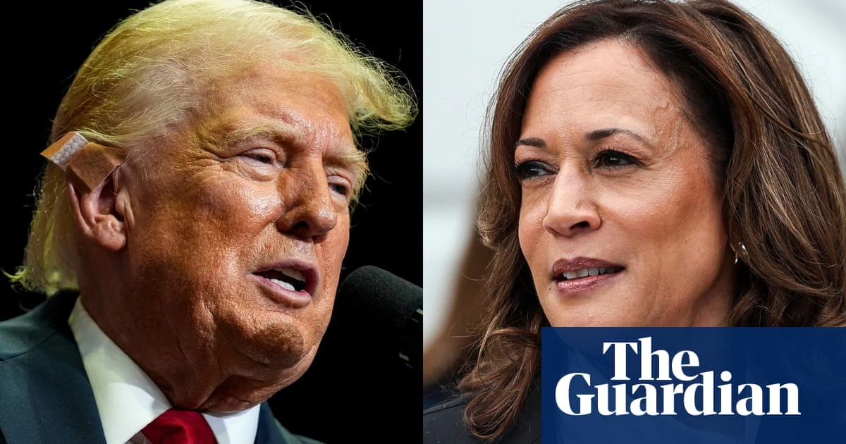‘Dangerously liberal’ v ‘just plain weird’: Trump and Harris hone their messaging
