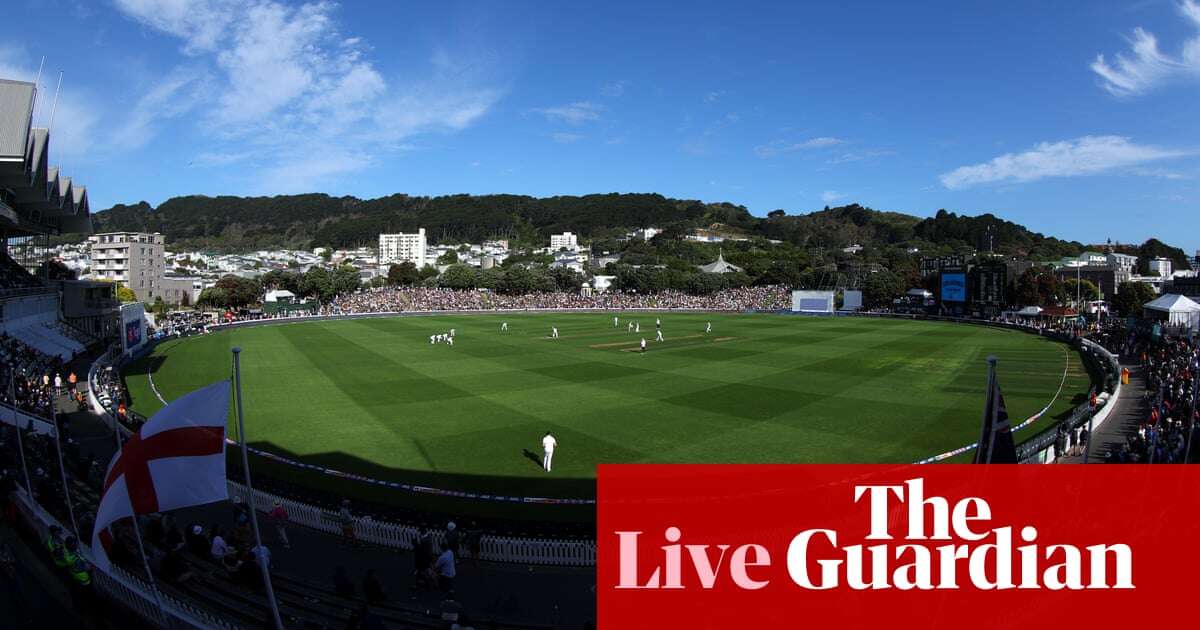 New Zealand v England: second men’s cricket Test, day two – live