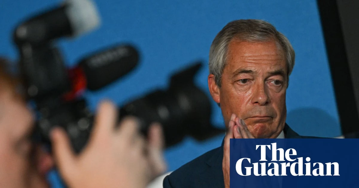 Farage urges Starmer to appoint Reform peers to House of Lords