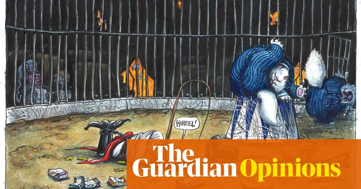 Martin Rowson on claims that Labour’s tax plans will cause rich people to flee the UK – cartoon