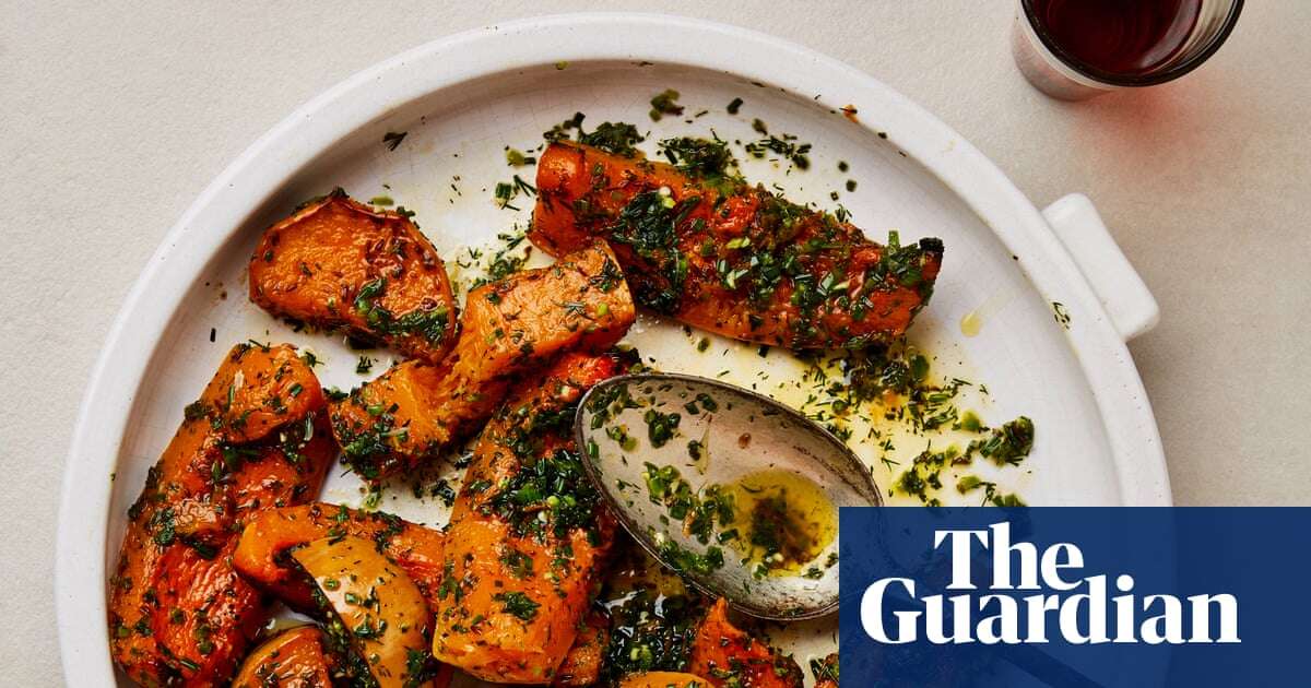 Dressed roast squash and chicken and chips: Yotam Ottolenghi’s recipes for autumn comfort