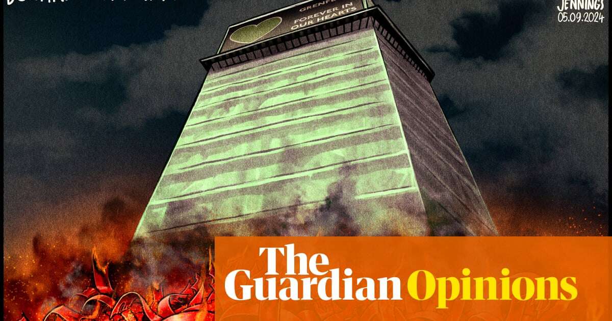 Ben Jennings on the publication of the report into the Grenfell Tower fire – cartoon