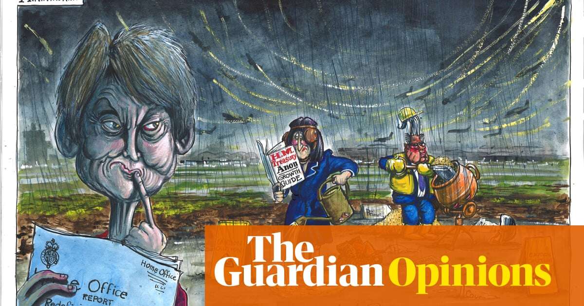 Martin Rowson on Labour’s growth agenda – cartoon