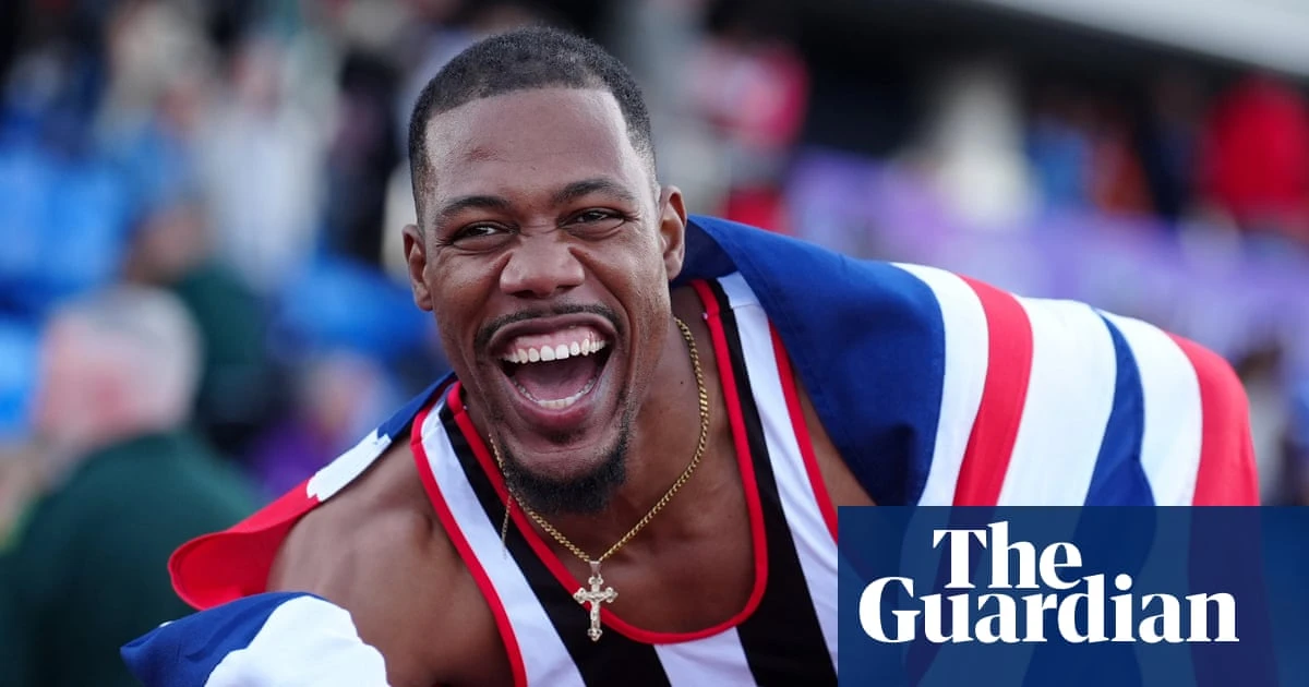 Zharnel Hughes dedicates British 100m title to aunt after missing her funeral to race