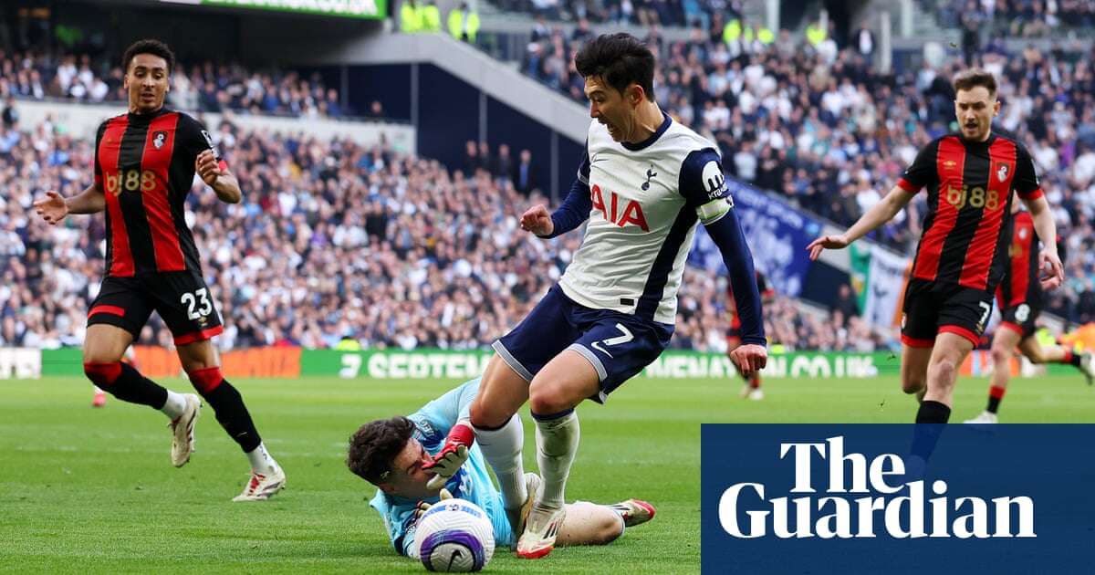 Kepa pays penalty as Son earns point for Spurs in thriller against Bournemouth