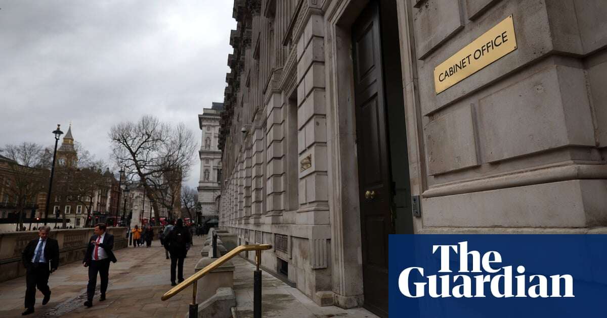 Cabinet Office to axe 400 jobs in drive for ‘smaller, clearer structure’