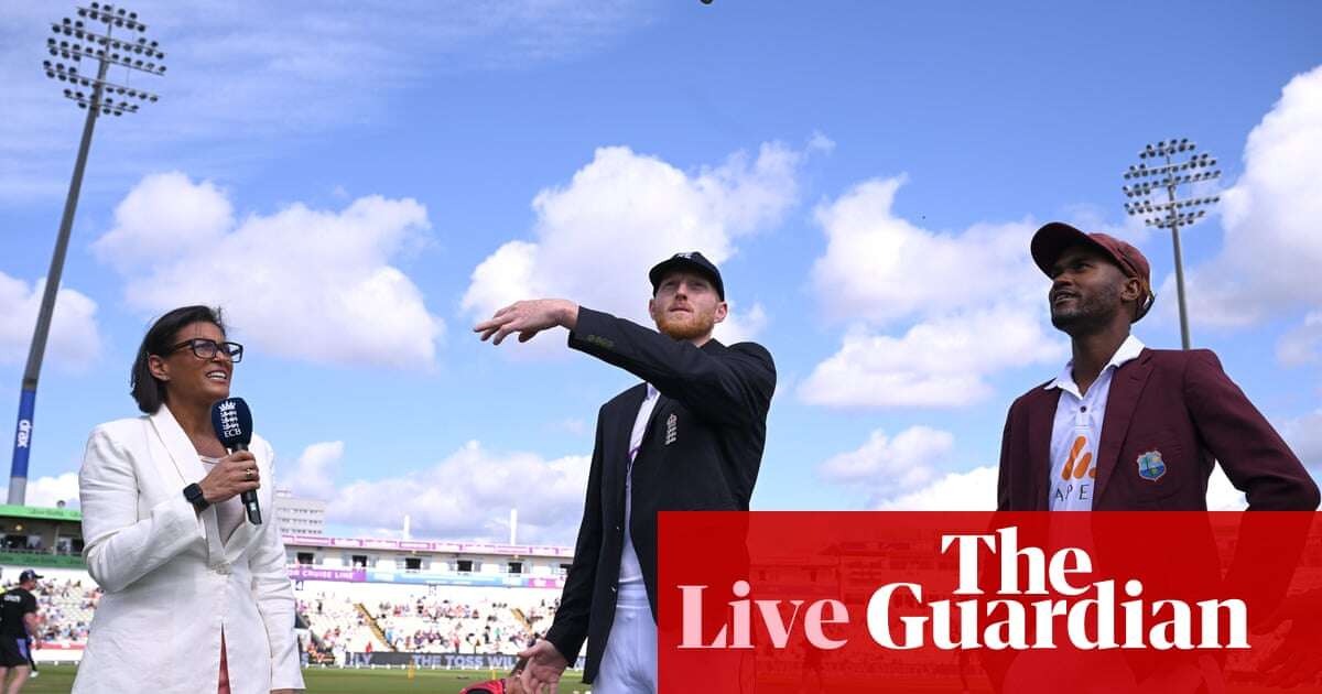 England v West Indies: third cricket Test, day one – live