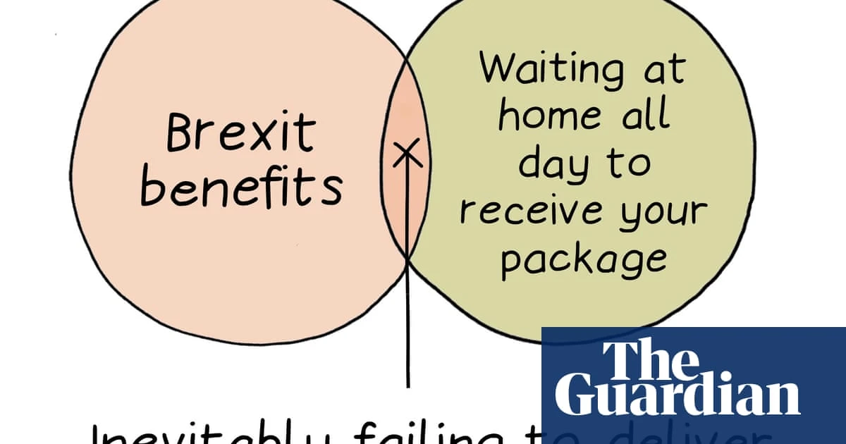 From Brexit benefits to waiting in for a package: Edith Pritchett’s week in Venn diagrams – cartoon