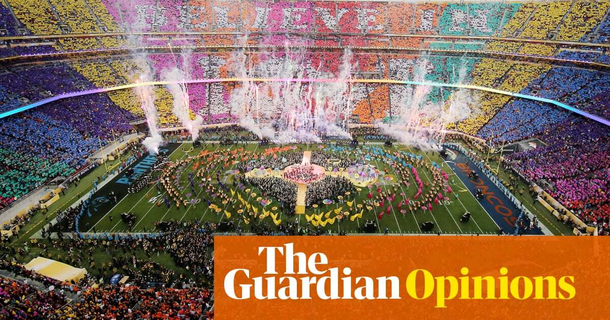 The greatest sport-pop relationship? Not Taylor and Travis but the Super Bowl half-time show | Emma John