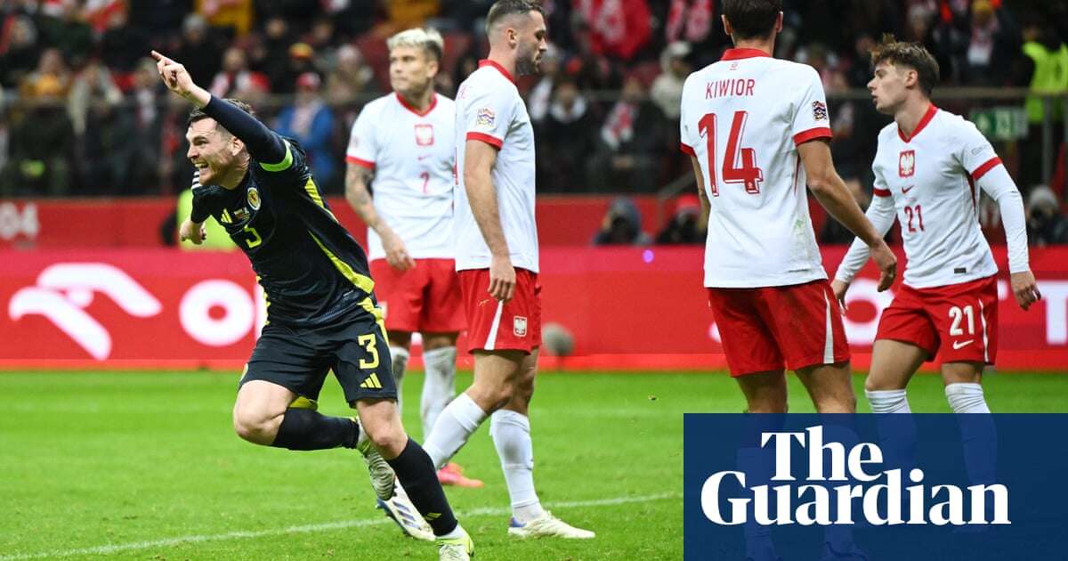 Andy Robertson’s late header in Poland gifts Scotland Nations League lifeline