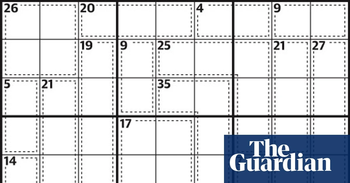 Killer sudoku 1,025