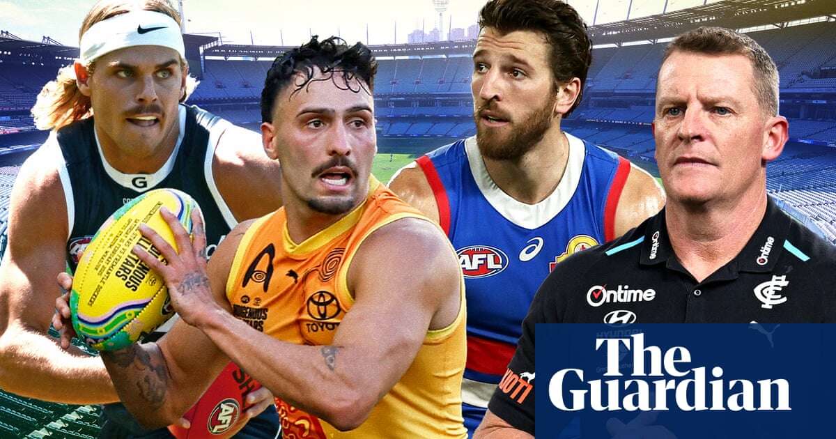 AFL 2025 predicted ladder part one: Carlton bring the noise but fail to convince | Jonathan Horn