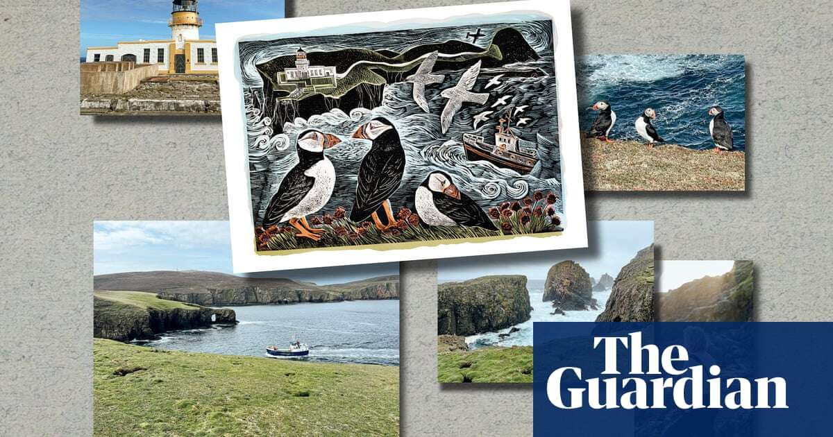 ‘The otter came so close I could smell her fishy breath’: scribbles and sketches from Scotland’s wild isles