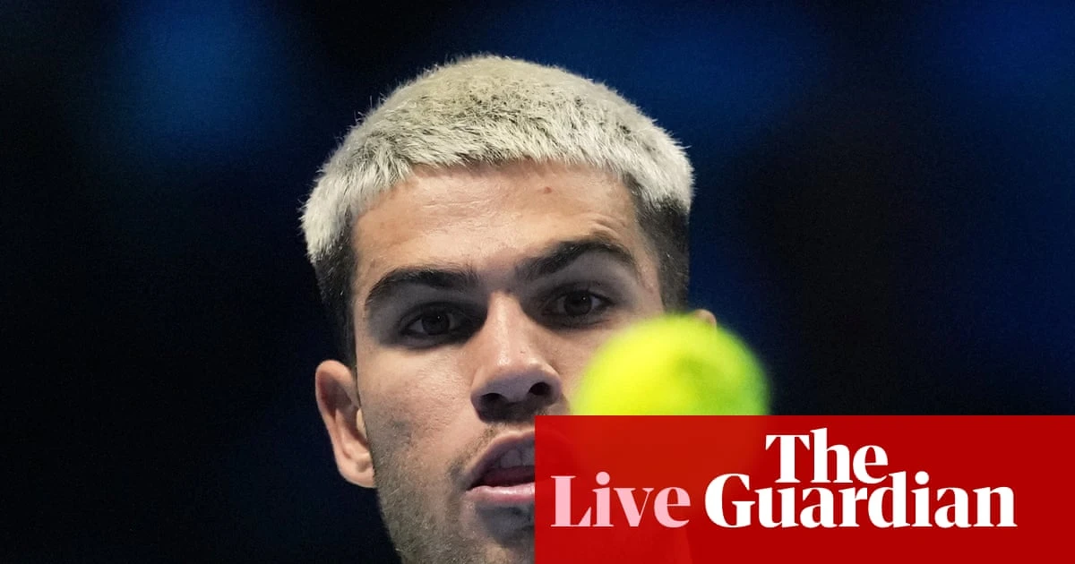 Carlos Alcaraz v Lorenzo Musetti: ATP Finals tennis – live