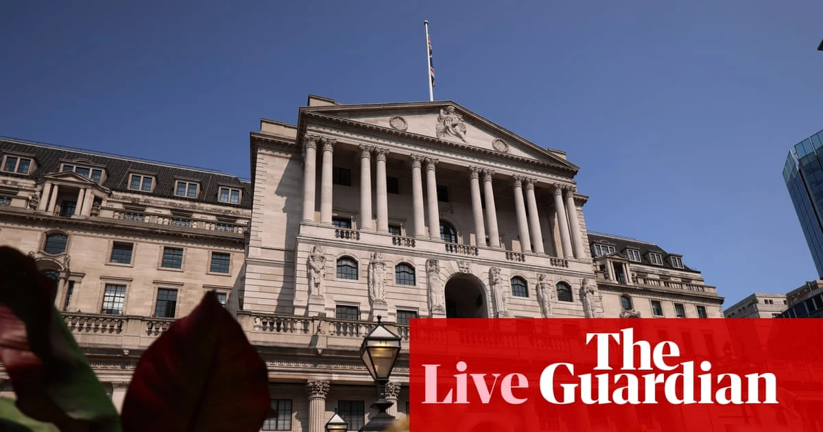 Bank of England likely to cut interest rates today as new Trump tariffs kick in – business live